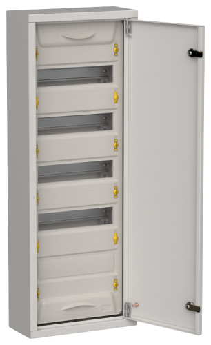 TITAN 5 Корпус мет. ЩРн-60 (1х60) 835х310х140 IP31 сер IEK | код TI5-50-N-060-31-7035 | IEK
