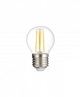 Лампа светодиодная LED PLED OMNI G45 8Вт E27 4000К CL прозрачная230/50 Jazzway | код .5021426 | Jazzway