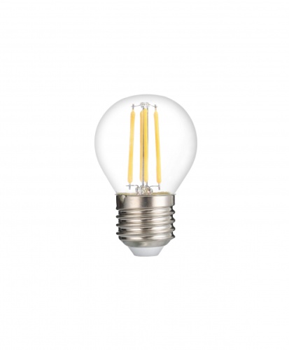 Лампа светодиодная LED PLED OMNI G45 8Вт E27 4000К CL прозрачная230/50 Jazzway | код .5021426 | Jazzway