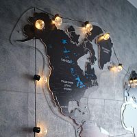 Лофт-гирлянда светодиодная 5 м, черный ПВХ, 20 LED, теплое белое свечение | код 303-066 | Neon-Night