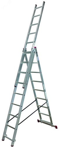 Лестница трехсекционная универсальная с допфункцией CORDA 3х9 | код 13392 | KRAUSE