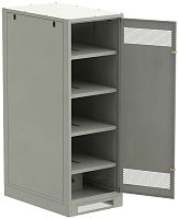 Шкаф LINEA B (пустой) 1700х600х950мм металлическая дверь серый | код LB35-17H69-M | ITK