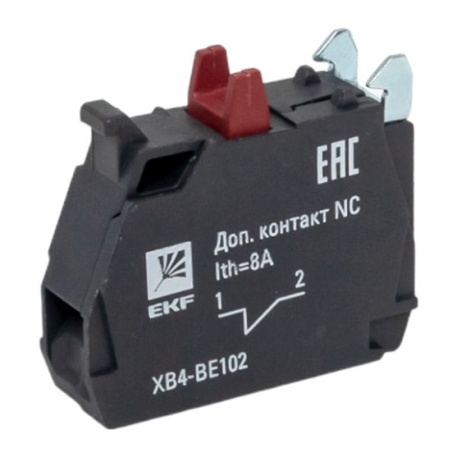 Доп, Контакты NC (красные) PROxima | код XB4-BE102 | EKF фото 2