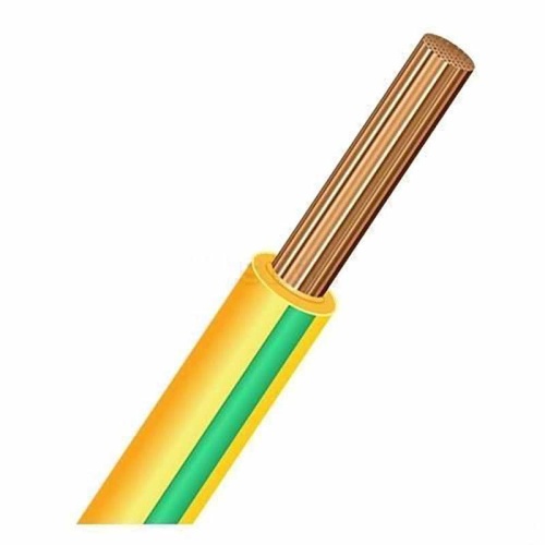 Провод ПуГВнг(А)-LS 1х6.0 ГОСТ (бухта 100м) желто-зеленый | код SQ0124-0845 | РЭМЗ ТМ