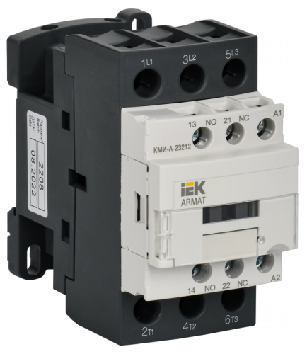 ARMAT Контактор КМИ-А-23212 LC1D 32А 110В/АС3 1НО/1НЗ IEK | код AR-ACC-21-032-110-11 | IEK
