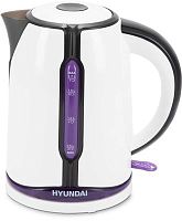 Чайник электрический Hyundai HYK-P3405 1.7л. 2200Вт белый/черный (корпус: пластик) | код 1915166 | HYUNDAI