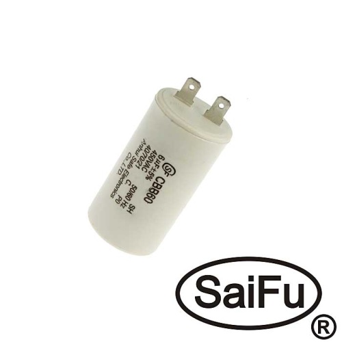 Пусковой конденсатор SAIFU CBB60, 6 мкФ, 450 В | код 99731 | Saifu