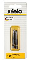 Бита крестовая PZ 1х50 Industrial (блист.2шт) | код. 3101536 | FELO