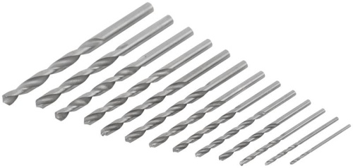 Набор сверл по металлу HSS, угол заточки 118град, пласт. кейс, 13 шт. (1.5-2.0-2.5-3-3.2-3.5-4-4.5-4.8-5-5.5-6-6.5мм) | код 35602М | FIT фото 5 Набор сверл по металлу HSS, угол заточки 118град, пласт. кейс, 13 шт. (1.5-2.0-2.5-3-3.2-3.5-4-4.5-4.8-5-5.5-6-6.5мм) | код 35602М | FIT фото 5