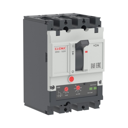 Авт. выкл. YON pro MNX160H 3P 160A 150kA при AC415V расц. TMM | код MNX160H3PTMM0160 | DKC