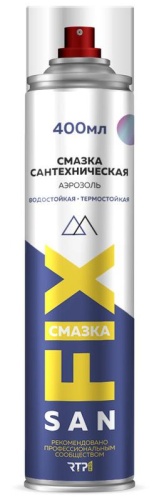 Смазка сантехническая силиконовая 400мл SANFIX | код 40722 | RTP