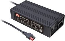 Источник питания AC-DC, зарядное устройство, 364.8Вт, вход 90…264В AC/127…370В DC, выход 28.8В/12A, рег. вых=21…30.4В, изоляция 3000В AC, в кожухе, 180х96х49мм, -30…+70С, тип АКБ свинцово-кислотный или литиевый, силовой разъём типа Андерсон | код NP
