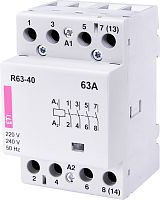 Контактор R 63-40 230V AC 63A (AC1) | код 002463450 | ETI