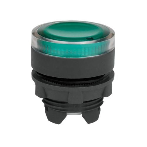 Головка кнопки OptiSignal D22 A5-PL-3 с подсветкой зеленая пластик ZB5AW333 | код 332306 | КЭАЗ