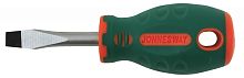 D71S538 Отвертка стержневая шлицевая ANTI-SLIP GRIP, SL5.5х38 мм | код D71S538 | JONNESWAY