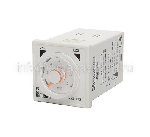 Реле времени 1,2-12 сек 12В AC-DC | код RZ1A2C12S-1 | EMAS