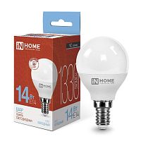 Лампа светодиодная LED-ШАР-VC 14Вт 230В E14 6500К 1330лм | код 4690612047850 | IN HOME
