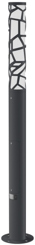 Светильник L-park PILLAR 2,4/40/С/840/03/PKII-71/220AC IP66 VP RAL7015 Муар LEDEL | код PP40-3412-3115-18134 | IEK