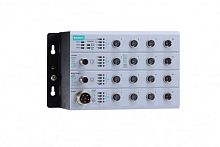 Коммутатор TN-4516A-12PoE-4GPoE-WV-T L2 Managed Ethernet switch, 12 * 10/100BaseT(X) with 802.3at PoE+ and 4 * 10/100/1000 Base-T(X) with 802.3at PoE+ M12 connectors, power input 24 - 110 VDC, t: -40/75 | код 00-06108640 | MOXA