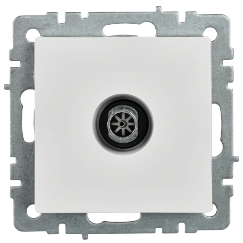 BRITE Розетка TV оконечная РТВ11-0-БрБ белый | код BR-A10-O-K01 | IEK фото 2