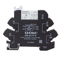 Реле интерфейсное, 1CO, ком. ток 6А, AgSnO2, напряжение 230V AC/DC, push-in клеммы. | код IRK-230UC-1CO-PT | DKC