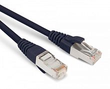 Патч-корд F/UTP экран. Cat.6 LSZH 15 м черный, Hyperline PC-LPM-STP-RJ45-RJ45-C6-15M-LSZH-BK | код 230384 | Hyperline