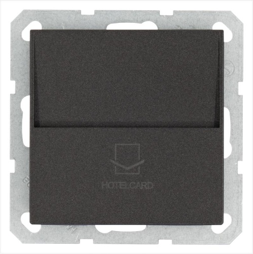 Выключатель карточный 10А IP20 отельный механизм антрацит Jasmart G6209B Выключатель карточный 10А IP20 отельный механизм антрацит Jasmart G6209B