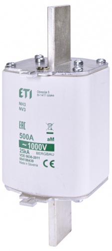 Предохранитель NH-2C/aM 224A 690V KOMBI | код 004185418 | ETI