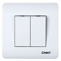 2-клавишный выключатель 10А 250В (CHINT) | код 715381 | CHINT