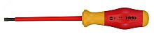 Отвертка диэлектрическая шлицевая SL5,5x1,0x125 | код 91305590 | Felo