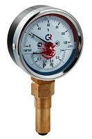 Термоманометр ТМТБ-31P Dy 80 с нижн. подкл., 1/2", 6 бар 0-150* (L=46мм, кл. точн. 2,5) | код. ТМТБ-31P.0406150 | VALTEC