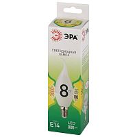 Лампа светодиодная LED 8Вт E14 теплый свет свеча на ветру BXS-8W-830-E14 GREEN LINE | код Б0067103 | ЭРА