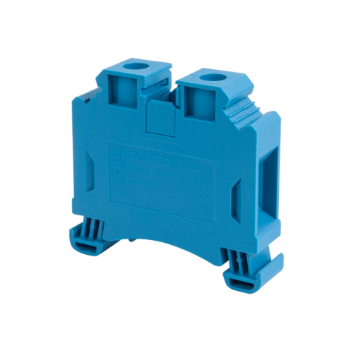Клемма винтовая проходная, 16 мм?, синяя MTU-16BL | код 136863 | MEYERTEC