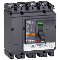 Автоматический выключатель 4П TM63D NSX100R(200кА при 415В, 45кА при 690B) | код. LV433205 | Schneider Electric 