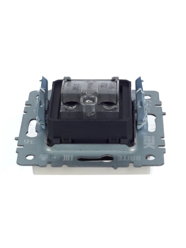 BRITE Розетка двойная TV+SAT РТВ/РСп12-БрЖ жемчуг | код BR-AF20-O-K36 | IEK фото 4