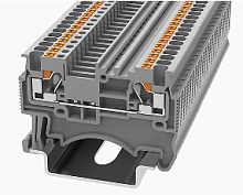 DS1.5-01P-11-00Z(H) Клемма PUSH-IN, 1.5 мм.кв., серый | код 11040000010 | DEGSON