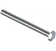 Болт с шестигранной головкой, полная резьба DIN 933 А4 M 8X75 | код DIN 933 А4 M8X75 | Бесткрепеж