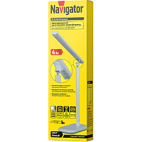 Светильник светодиодный настольный 14 480 NDF-D028-4W-MK-WH-LED 4Вт 3000/4500/6000К сенсор диммир. магнит на основании бел. Navigator 14480