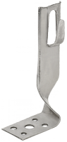 Дер. пр. кр. 6-8мм угловой скр. h=140мм оц. сталь IEK | код ZDP87-11-1-68-140 | IEK