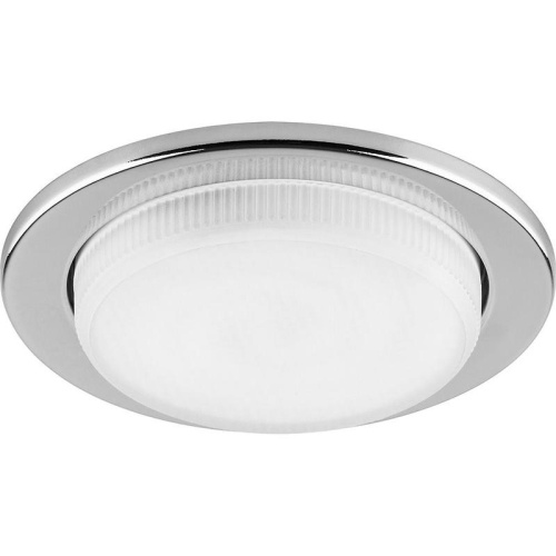 Светильник потолочный встраиваемый 20Вт 230В GX53 хром без лампы DL53 FERON 41206 Светильник потолочный встраиваемый 20Вт 230В GX53 хром без лампы DL53 FERON 41206