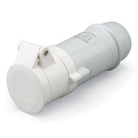 Разъем пром. силовой CEE кабельный, гнездо, 16A, 2P 12h, 40_50VAC 50/60Hz, IP44, серия IEC309 | код 330.1606 | Scame