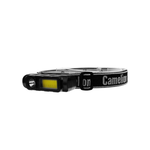 Фонарь налобный LED53414 аккум. 3.7В XPE+COB 3Вт 4 реж. Type-C бокс черн. Camelion 15766 фото 5