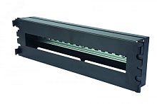 Панель 19 с DIN-рейкой 3U 22 модуля | код 60A-42-03-11BL | Eurolan