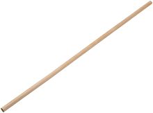 Черенок березовый для щеток, грабель, мётл, диаметр 25 мм, L=1200 мм, первый сорт | код 76908 | РОС