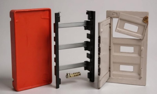 Корпус щита распределительного для модульного оборудования 36M(12х3) встраив. прозр. дверца Cetinkaya Pano CP10936 фото 3