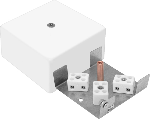Коробка монтажная огнестойкая КМ-О(6к) - IP41 72х72 | код Н0000001603 | Гефест-СПб