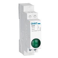 Индикатор ND9-1/g зел. AC/DC 230В (LED) (R) | код 594108 | CHINT