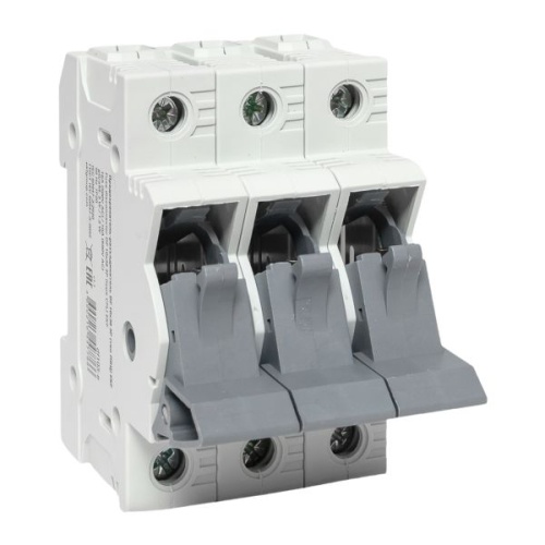 Предохранитель-разъединитель DF 10х38 3Р (тип ПВЦ) | код df103-e | EKF фото 4 Предохранитель-разъединитель DF 10х38 3Р (тип ПВЦ) | код df103-e | EKF фото 4