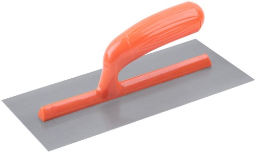 Гладилка стальная с пластиковой ручкой, 280х130 мм, плоская | код 5135 | FIT фото 2