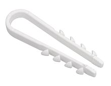 Дюбель хомут 19-25мм нейлон белый (100шт) | код. UHH35-19-25-100 | IEK